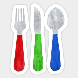 Cutlery Sticker